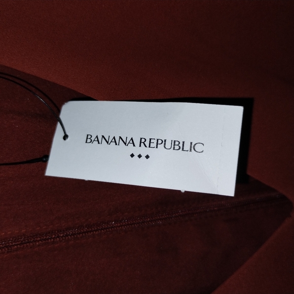 Banana Republic NWT dress, burnt caramel, size 6 short sleeves - Picture 8 of 12